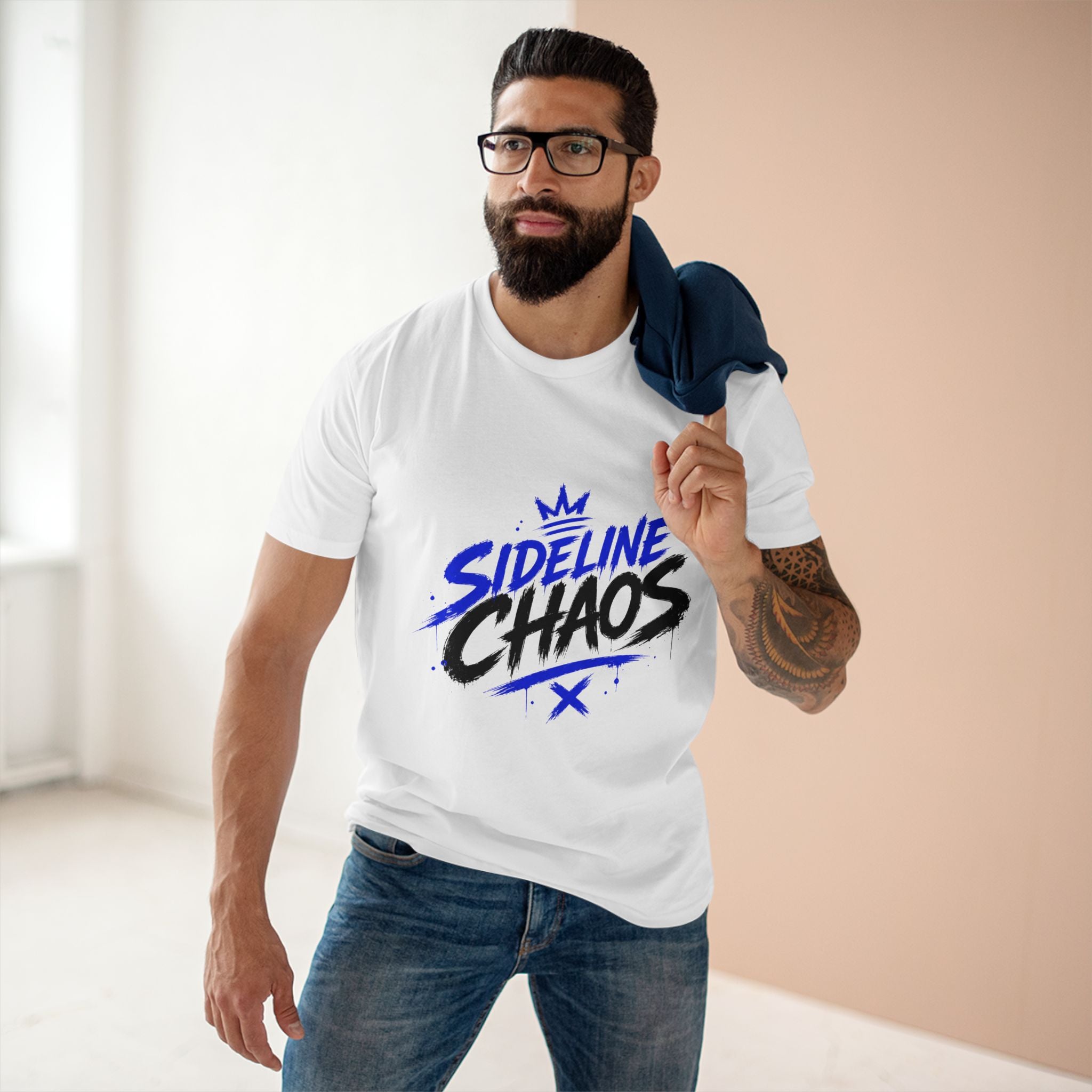Soccer Sideline Chaos T‑Shirt — “Soccer is for Tuff People” Graphic Tee