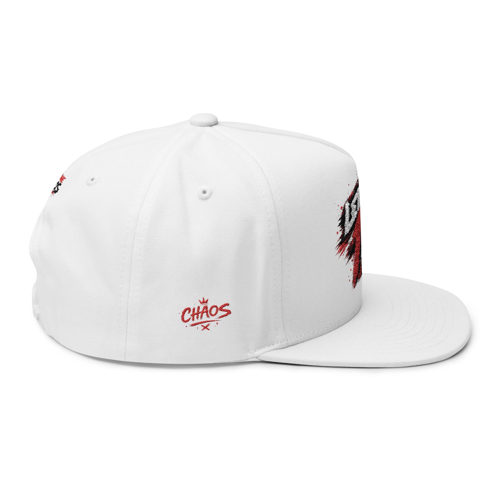 Let's Go 10 Embroidered Flat Bill Cap