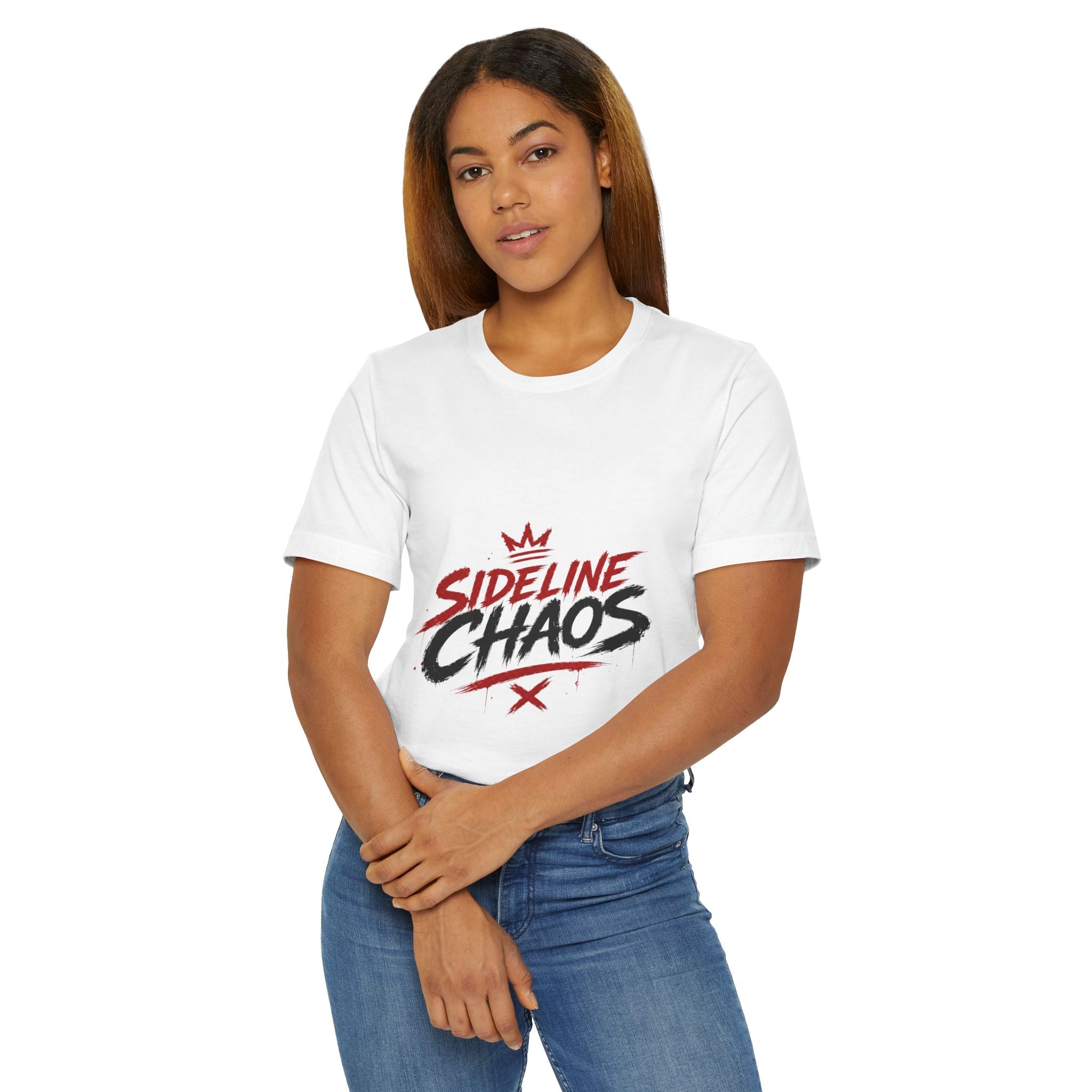 Soccer T-Shirt — "Sideline Chaos / Soccer Is For Tuff People" Graphic Tee