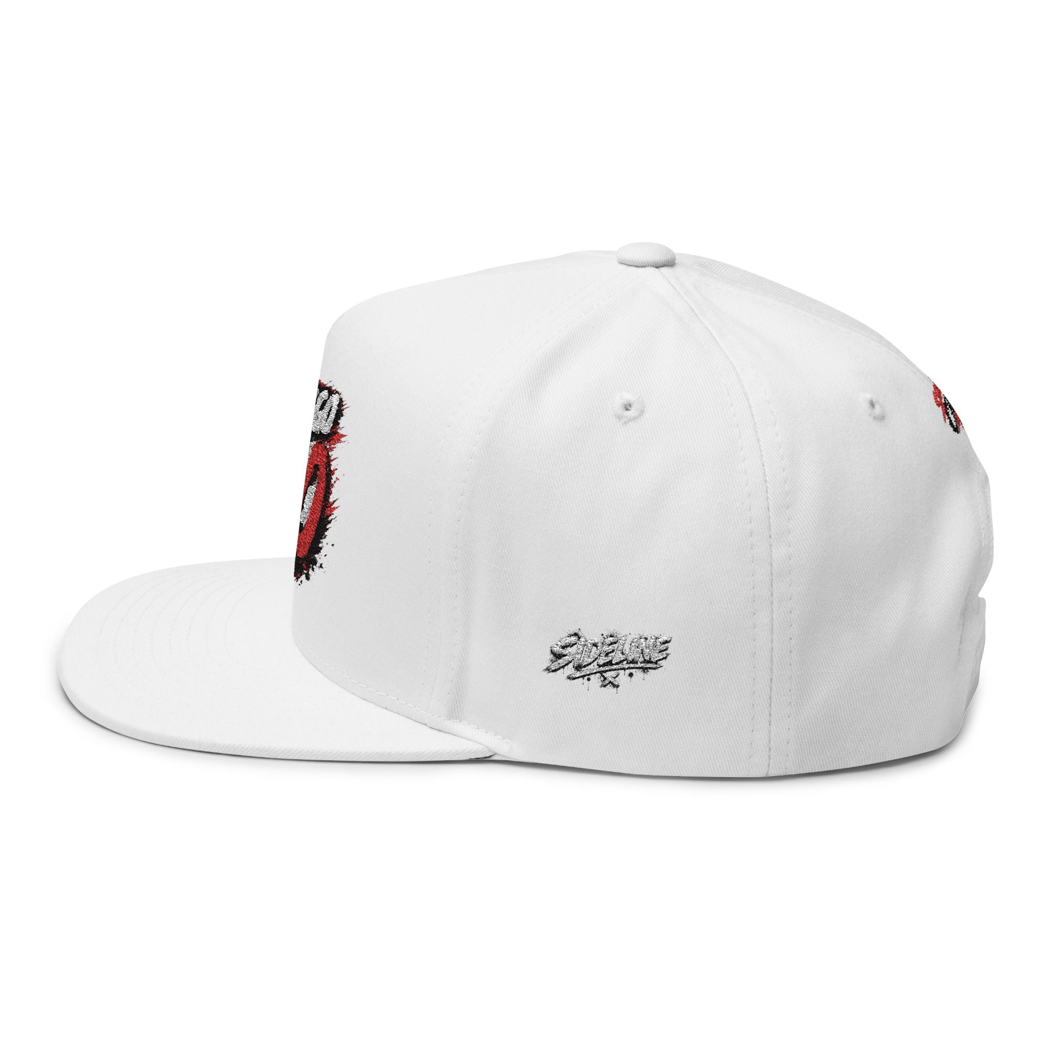 Let's Go 10 Embroidered Flat Bill Cap