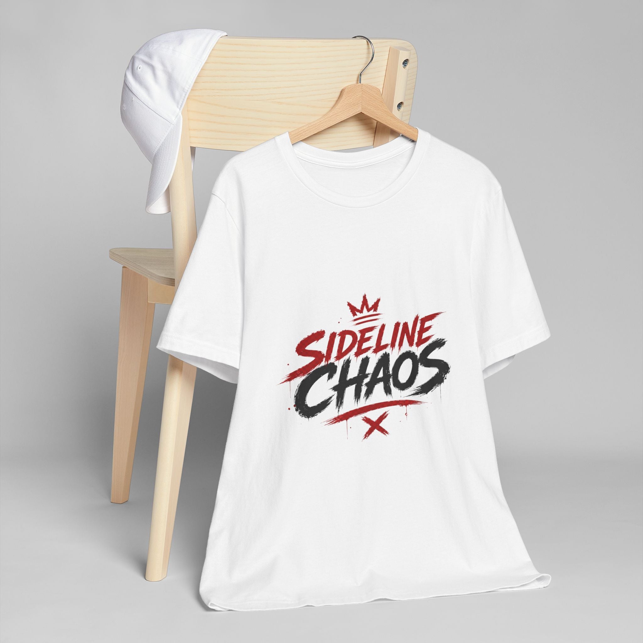 Soccer T-Shirt — "Sideline Chaos / Soccer Is For Tuff People" Graphic Tee