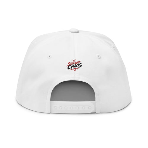 Let's Go 10 Embroidered Flat Bill Cap